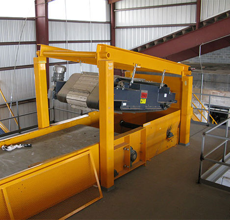 Inline Mounted Overhead Magnetic Separator