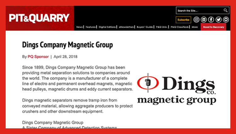Dings Company Magnetic Group News Article