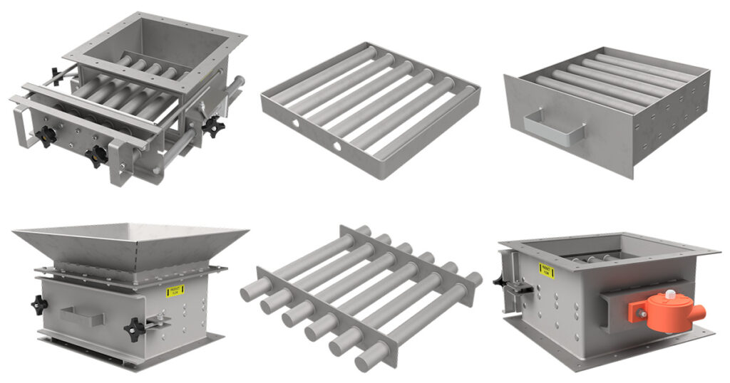 Various Styles of Grate Magnets and housings