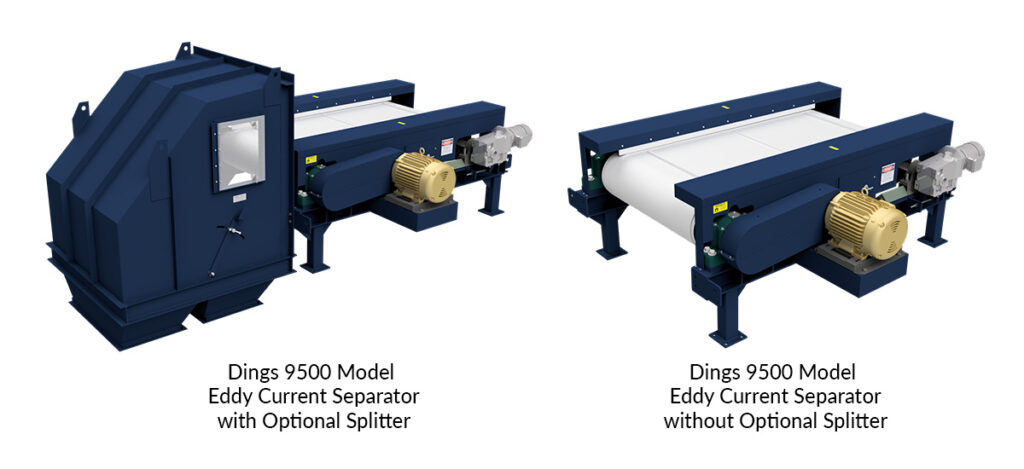 Dings 9500 model Eddy current separator