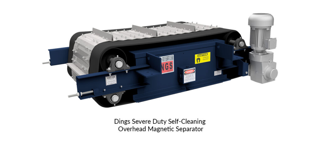 Severe Duty Self-Cleaning Electromagnetic Separator